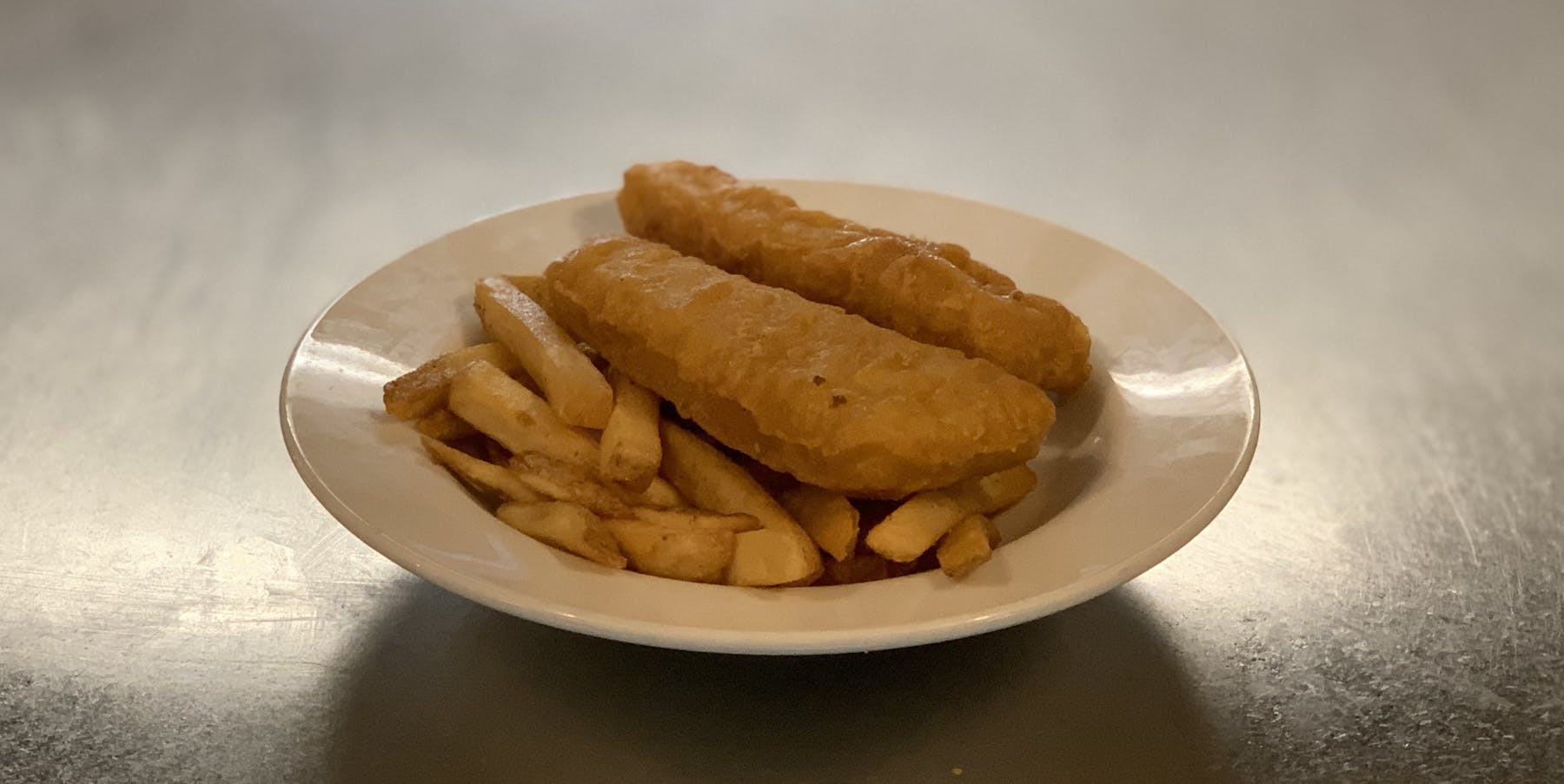 a plate of food on a table