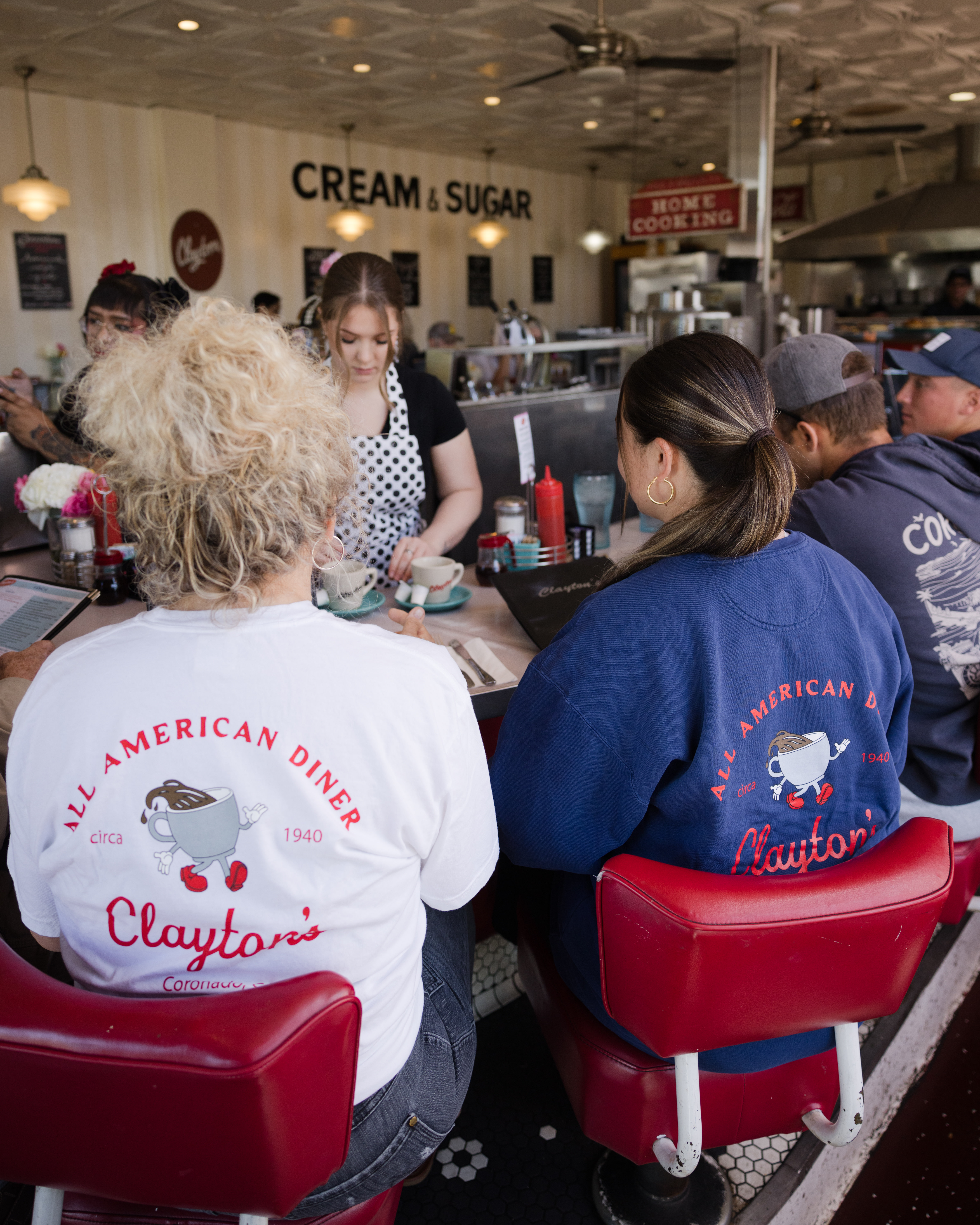 a group of people in a room