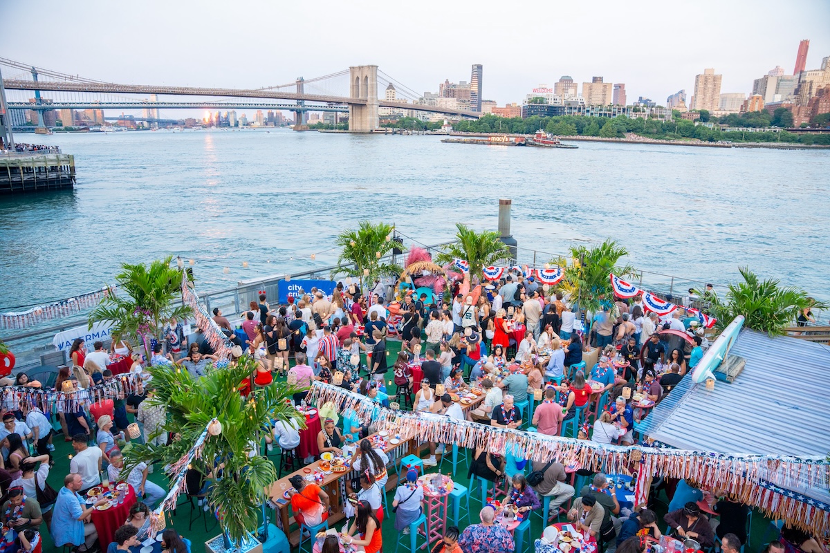 Watermark Pier 15 July 4th waterfront event atmosphere
