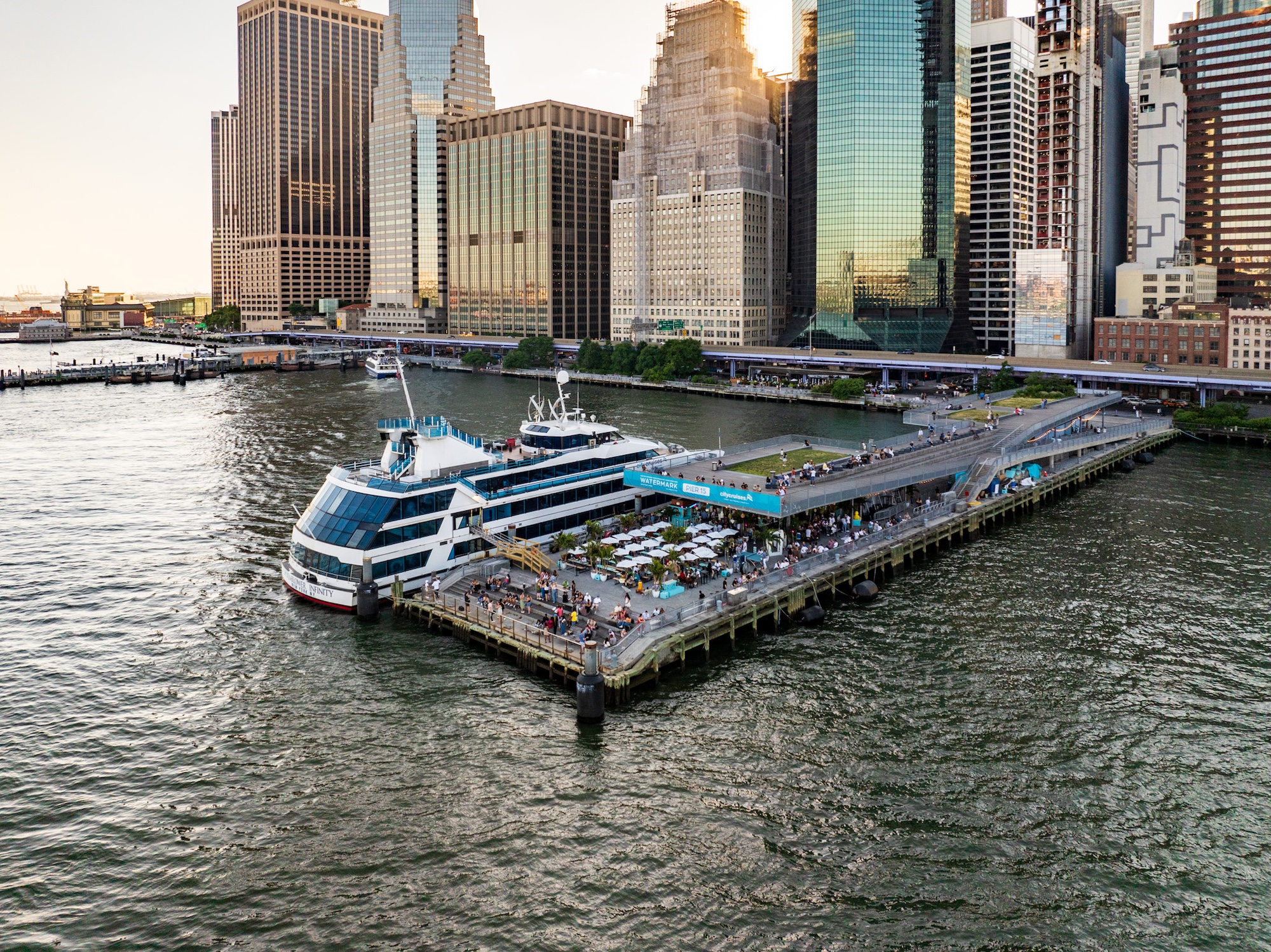 Watermark Beach setup at Pier 15