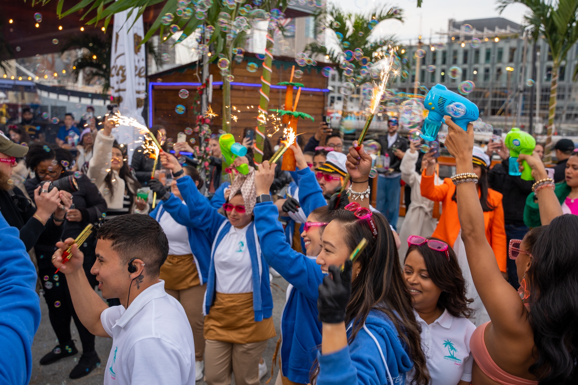 Waterfront Cinco celebration