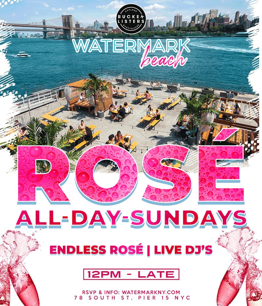Rose All Day Sundays Book Now