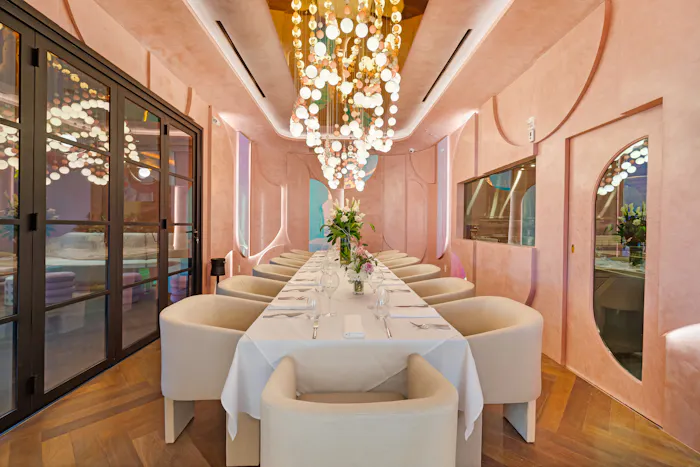 The Chef’s Table, a private room beside the kitchen
