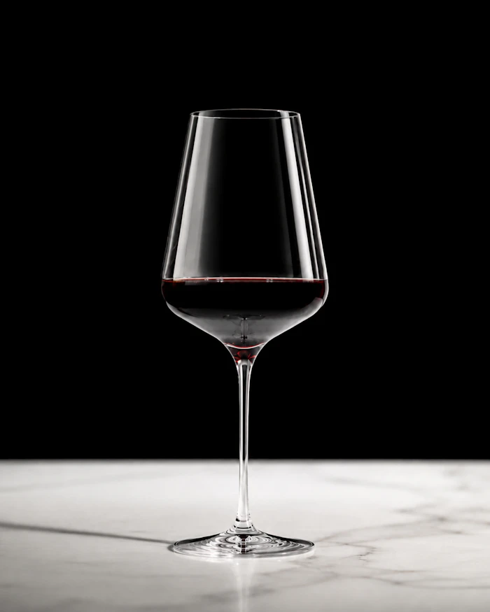 Wine selected for dinner