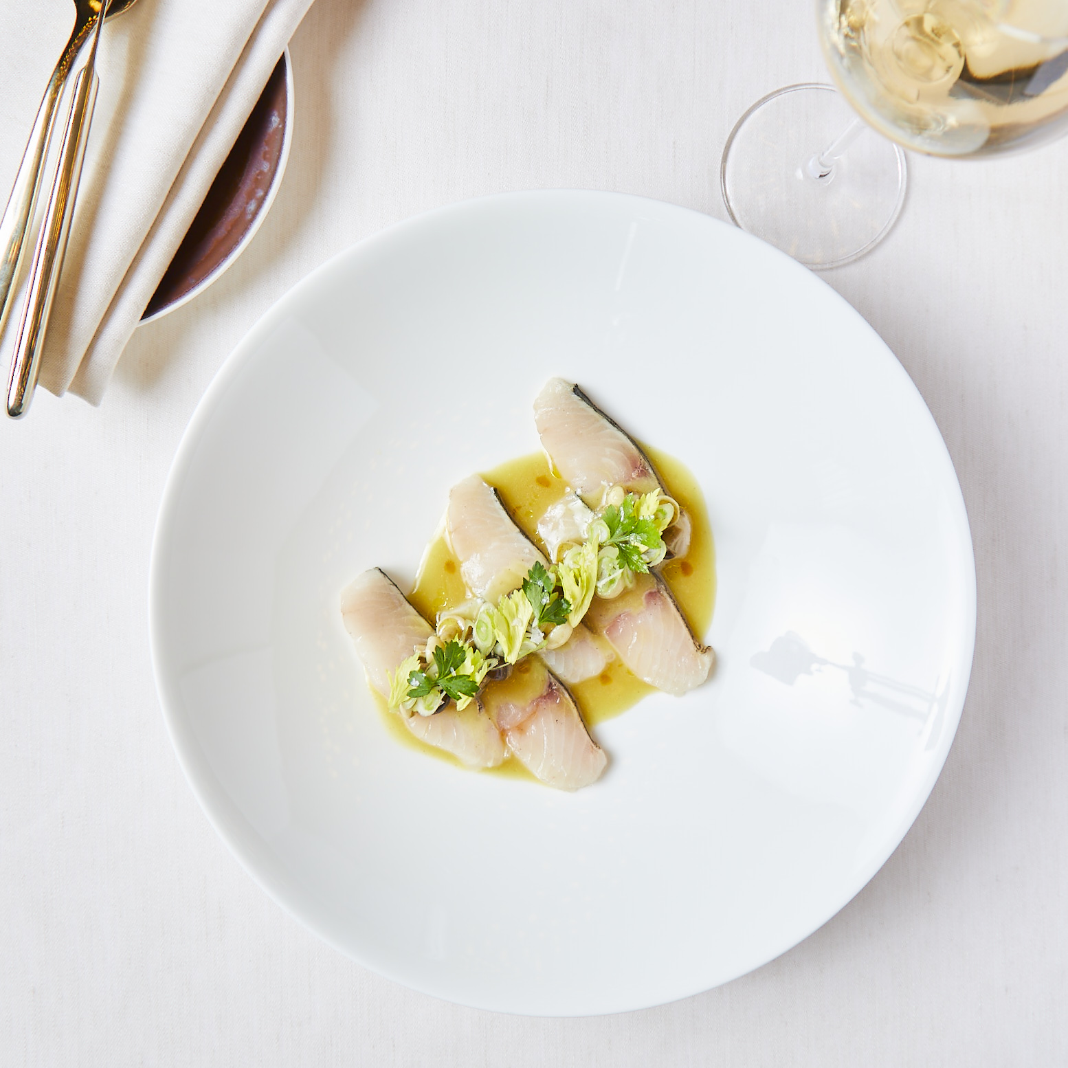 a plate of food on a table