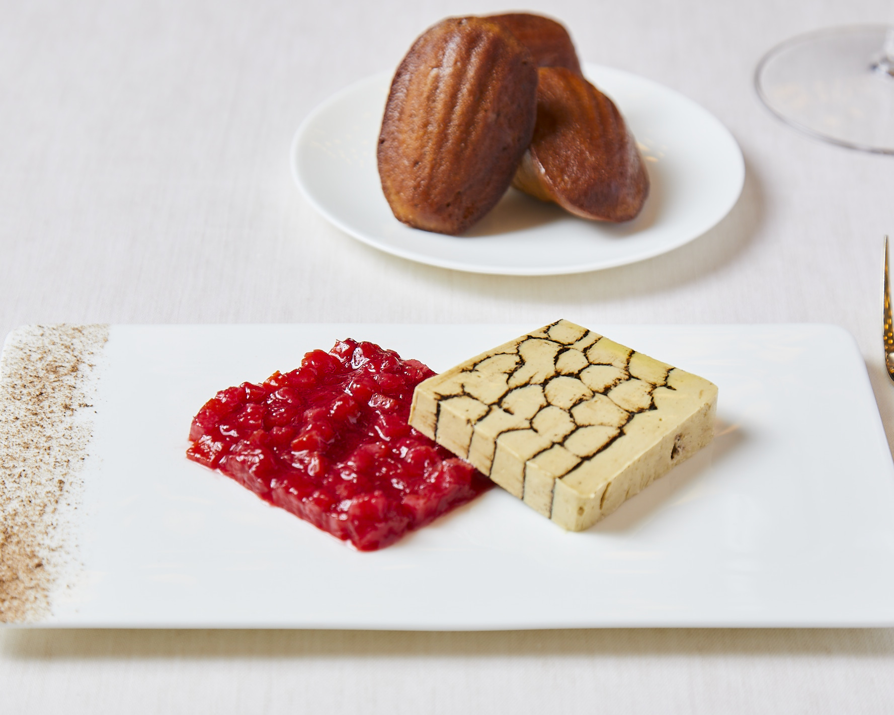 a piece of cake on a plate