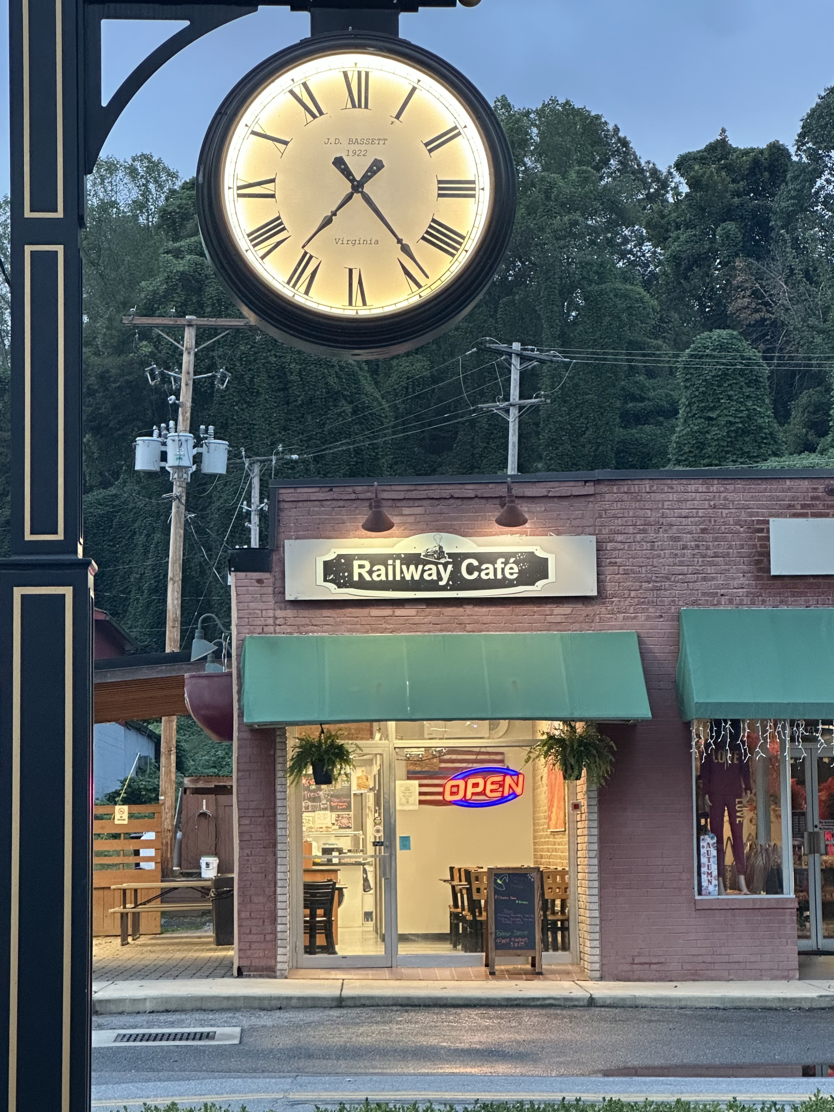 a clock on the side of a building