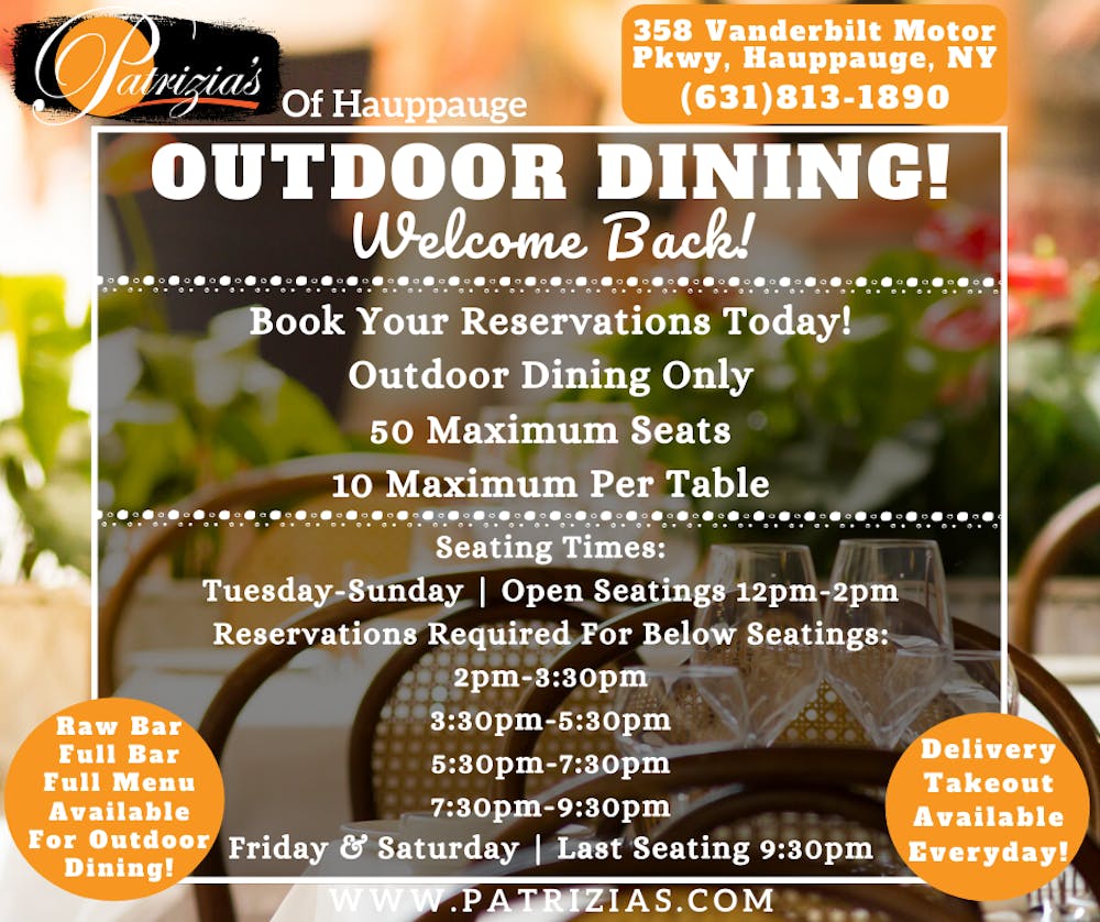 Hauppauge Hours + Location Patrizia's
