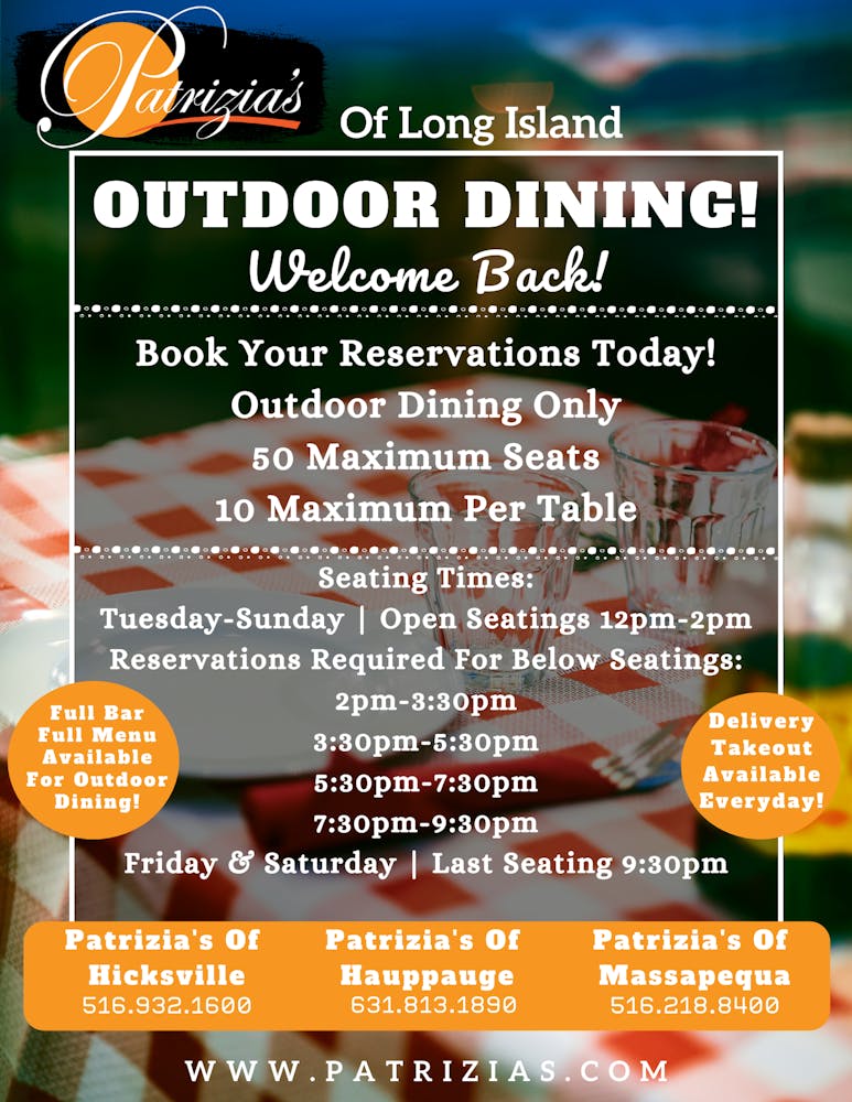 Massapequa Park Hours + Location Patrizia's