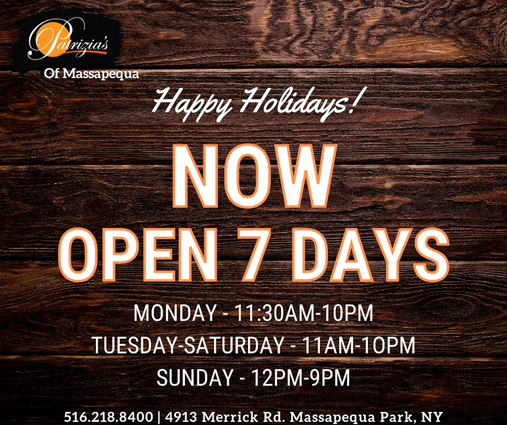 Massapequa Park Hours + Location Patrizia's