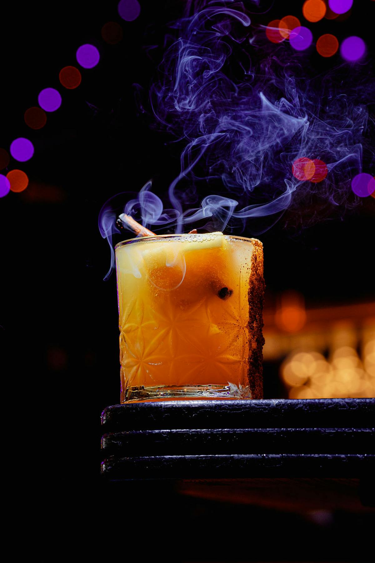 a smoking cocktail