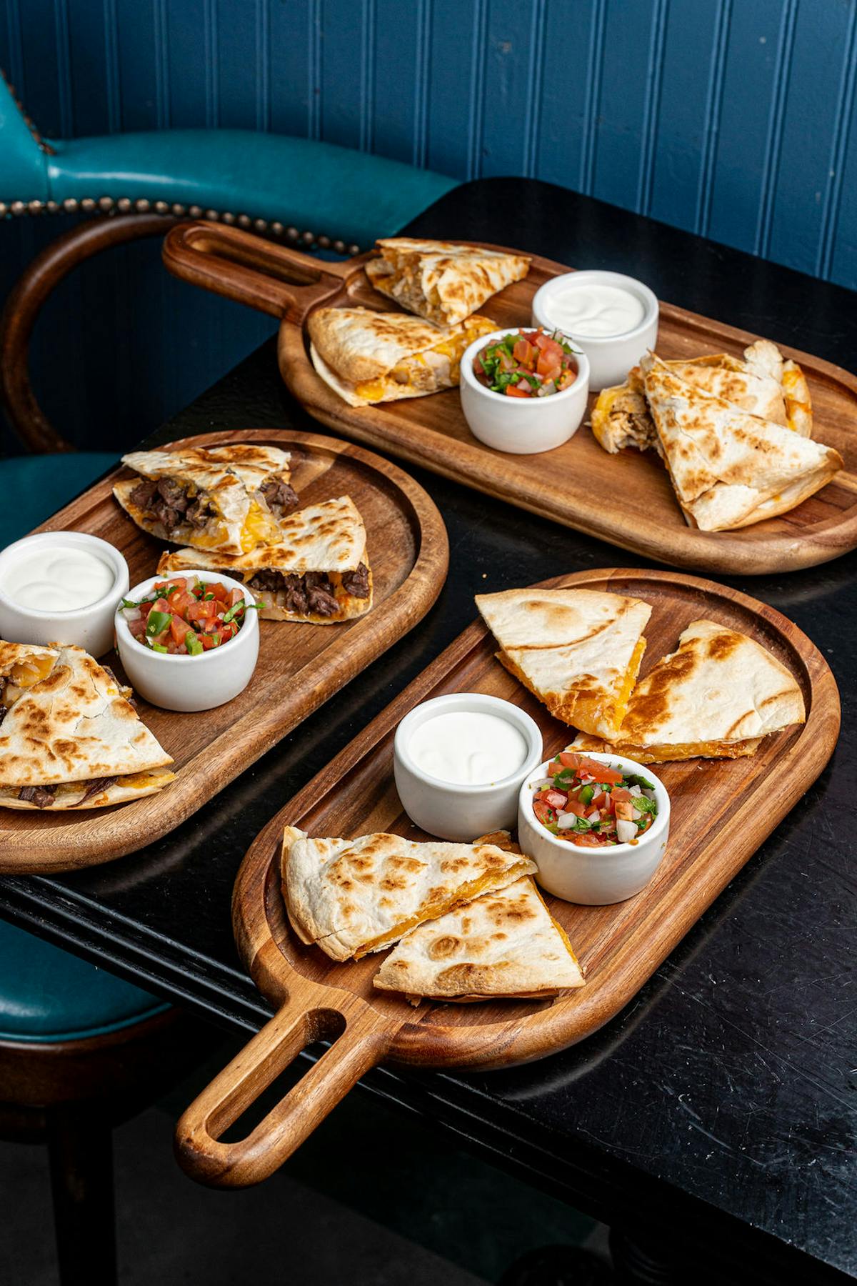 a bunch of food sitting on a table
