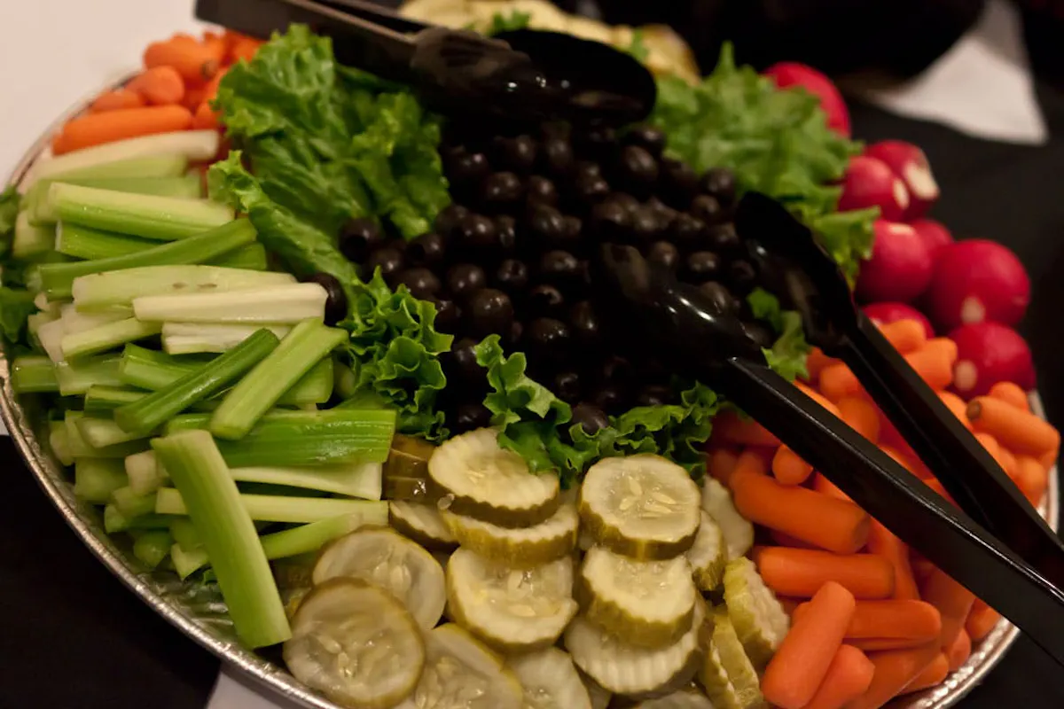 a bunch of food on a plate