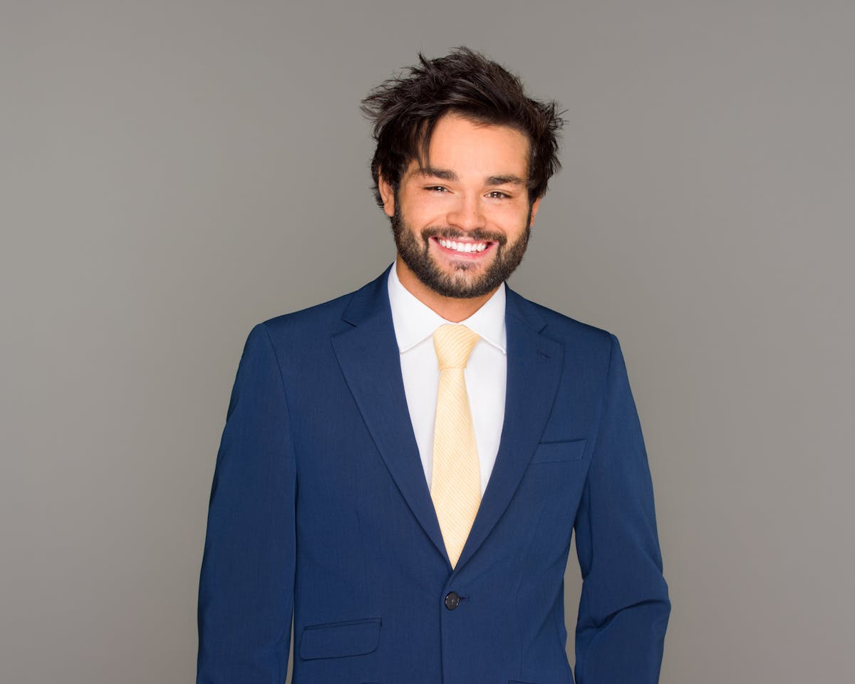 a man wearing a suit and tie