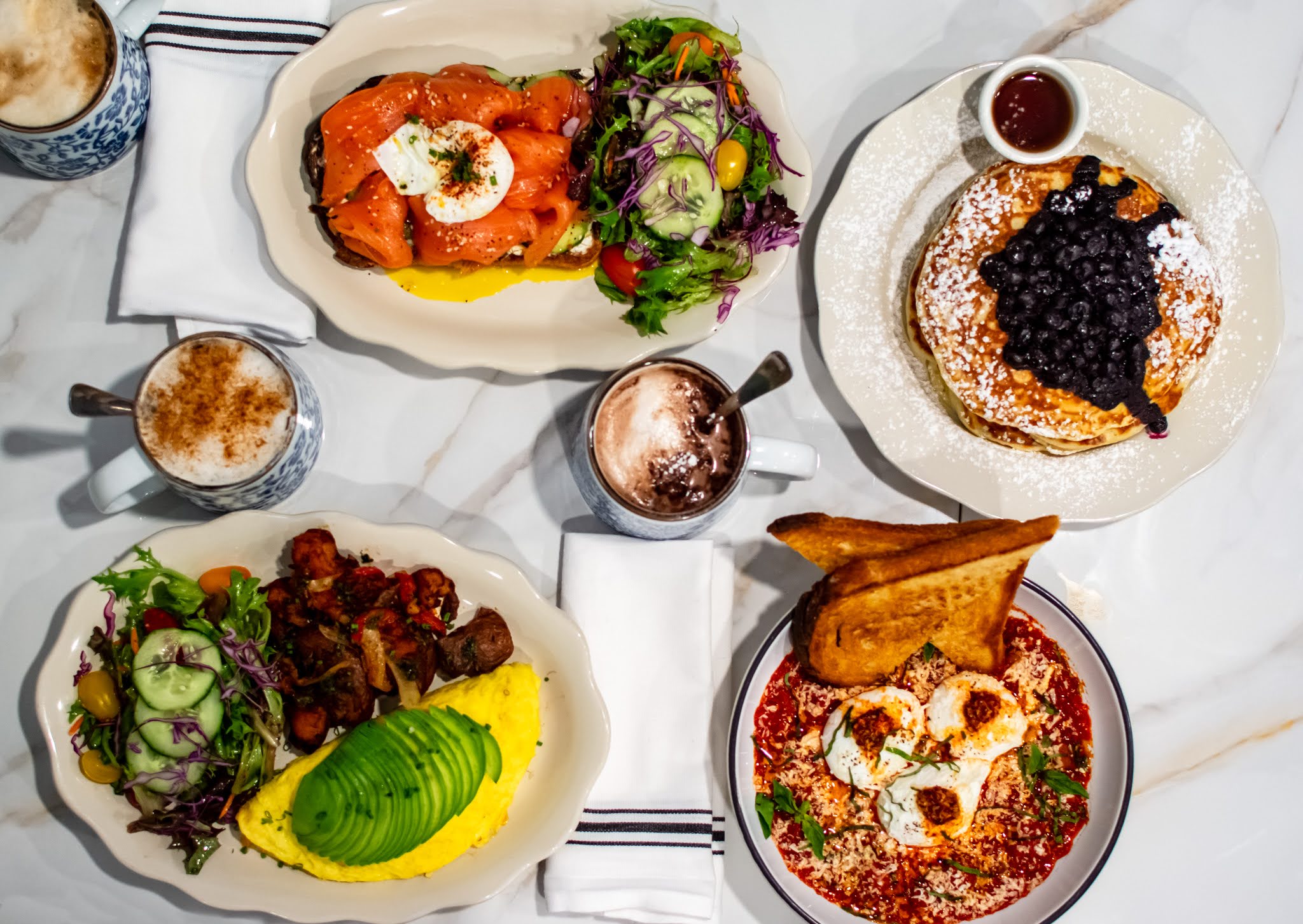 a bunch of food on a plate
