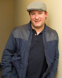 a man wearing a hat