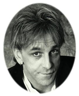 a man looking at the camera