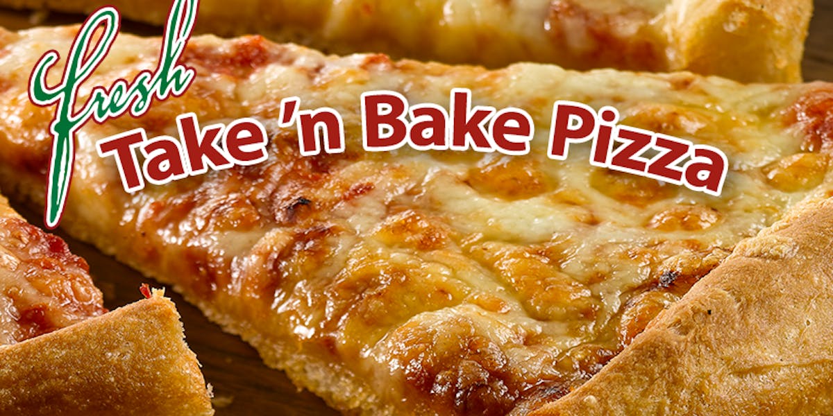 Fresh & Famous "Take 'n Bake" Pizza at a Grocery Store ...