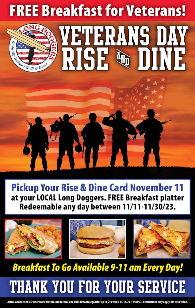2023 Veterans Day Food Deals And Specials For November 11, 2023