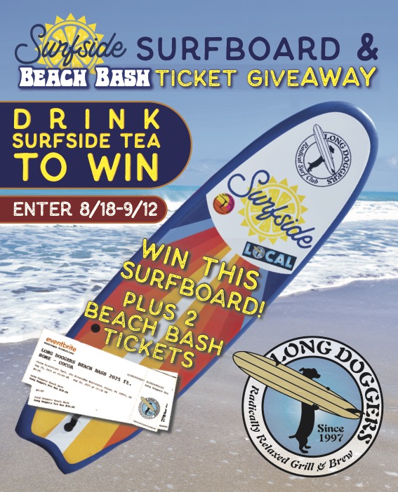 Surfside Tea SurfBoard & Beach Bash Ticket Giveaway | Long Doggers ...