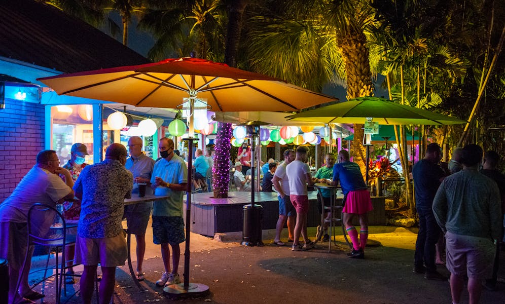 Happy Hour Rosie's Bar and Grill A tropical oasis in the heart of