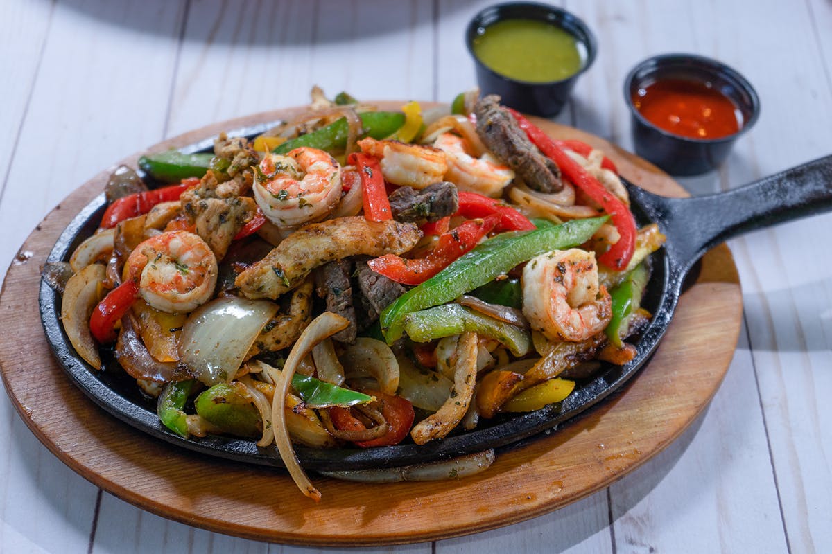 a plate of food on a table