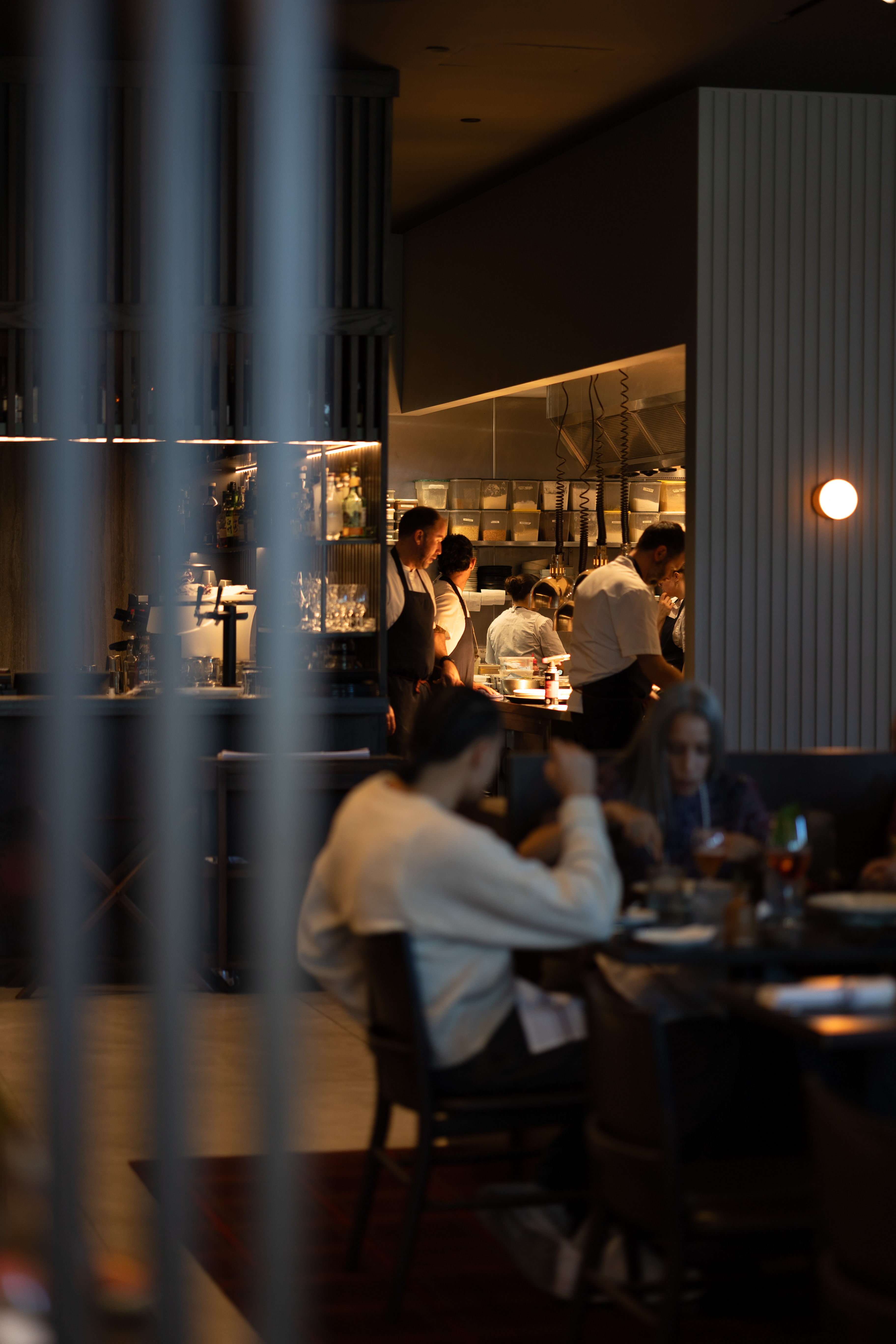 people in a restaurant