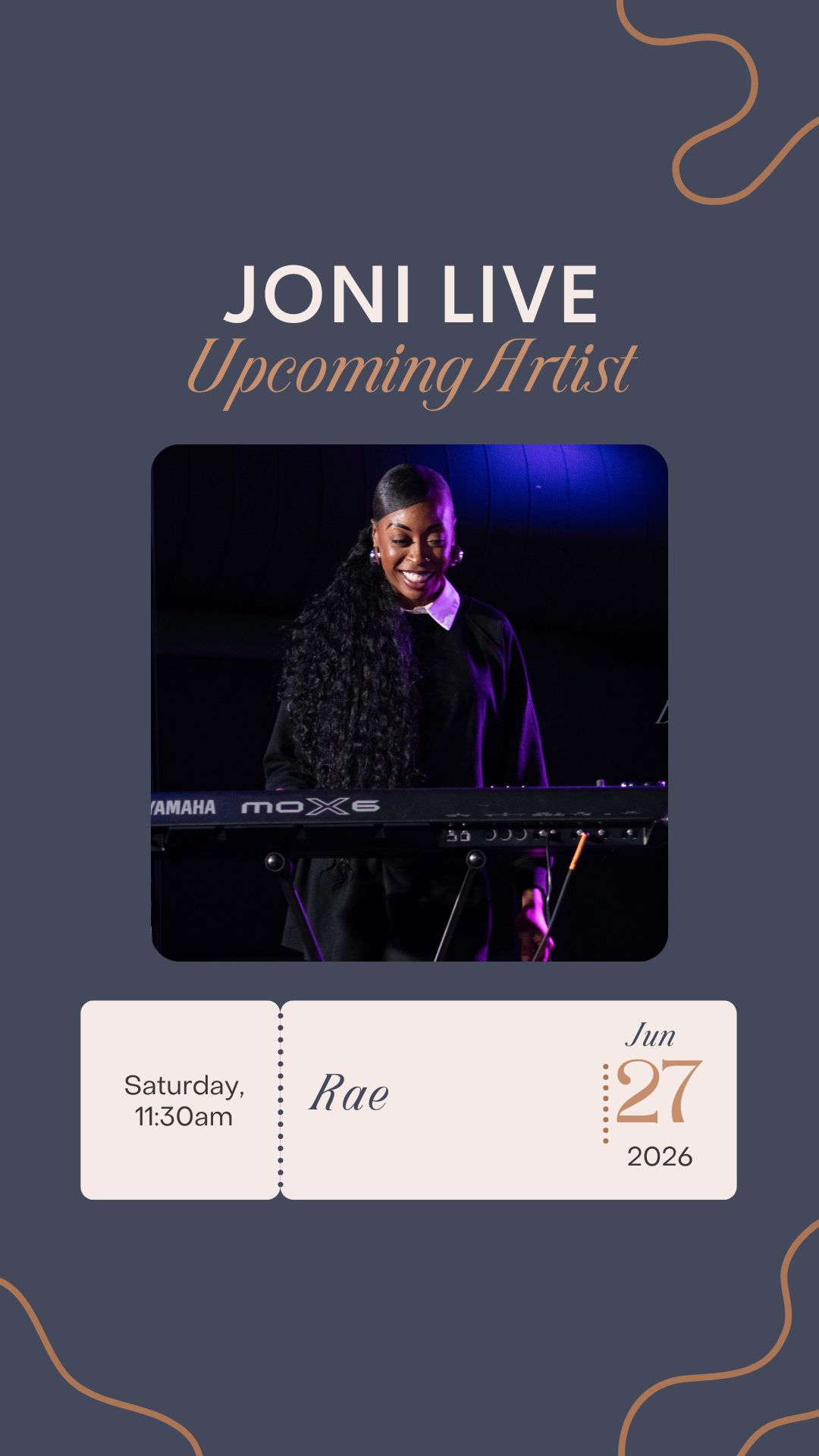 a woman playing a piano