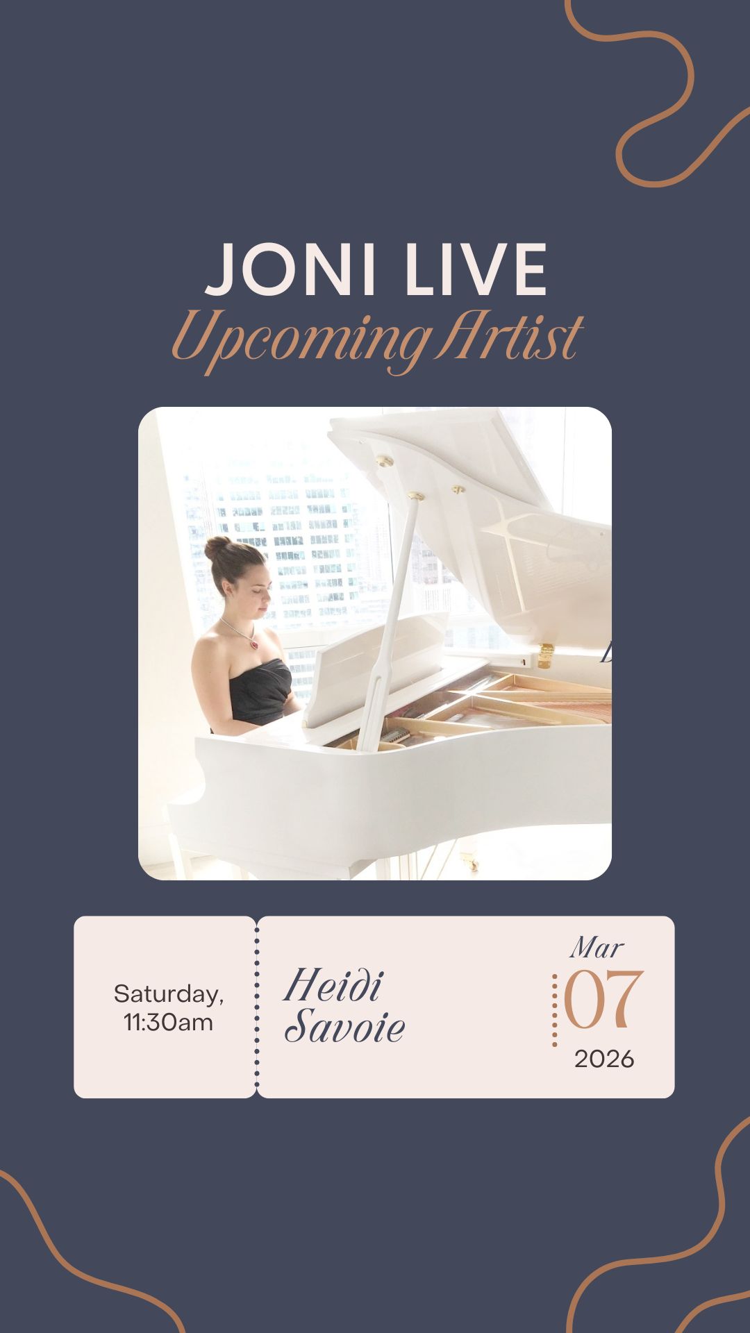 a woman playing a piano