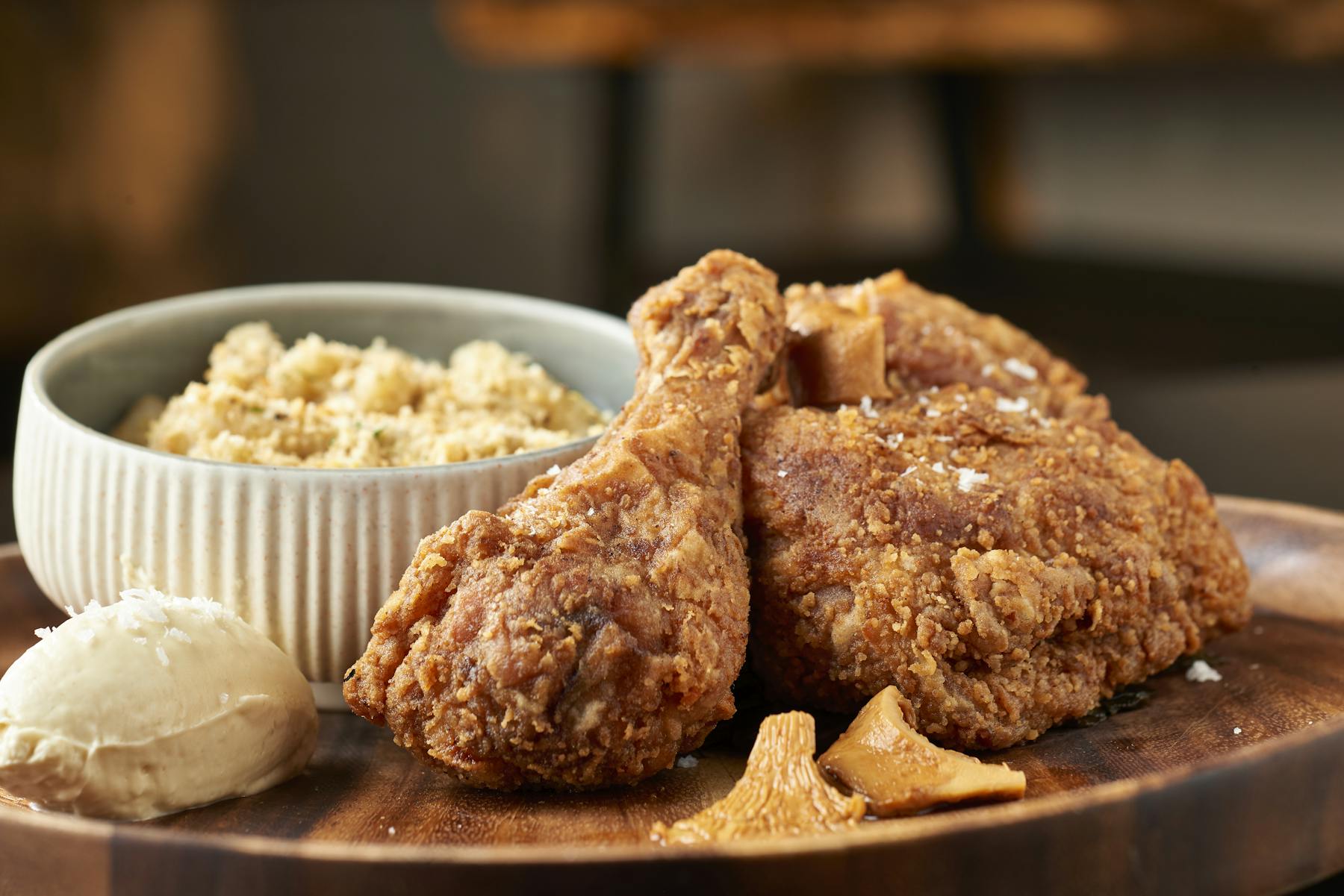 a plate of food