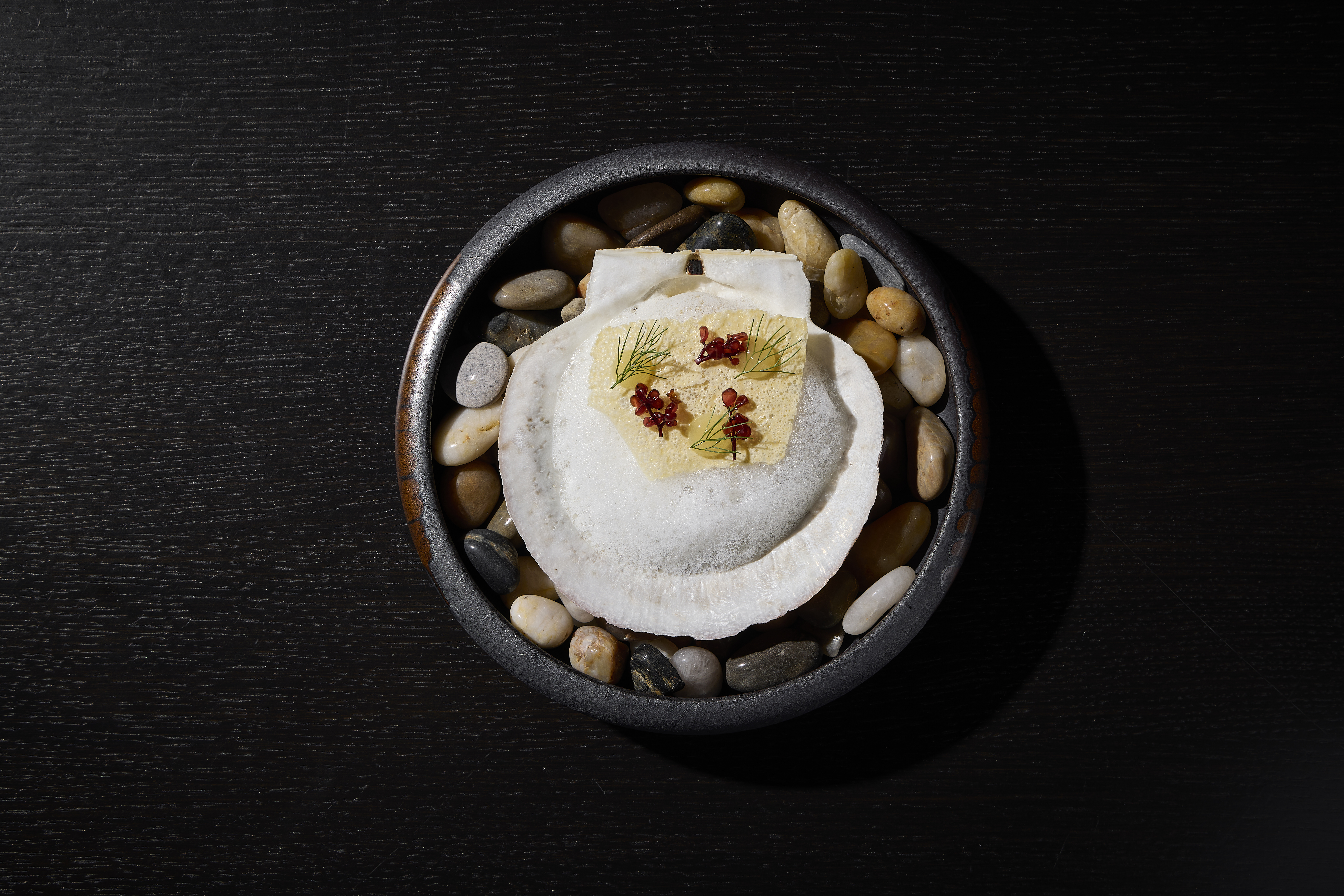 a close up of food on a table
