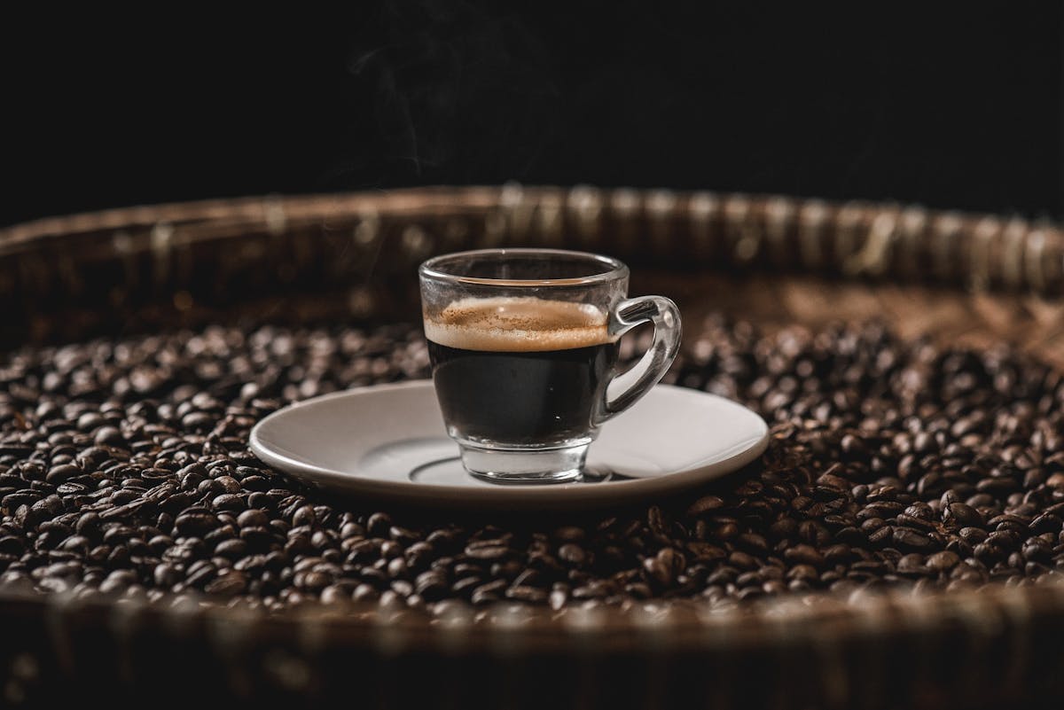 Sweeten Creek Coffee glass coffee cup