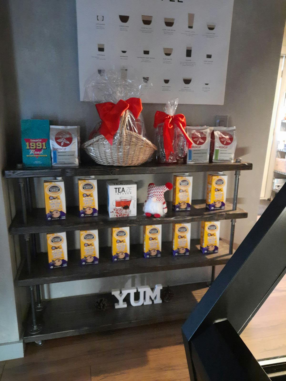 a machine on the counter