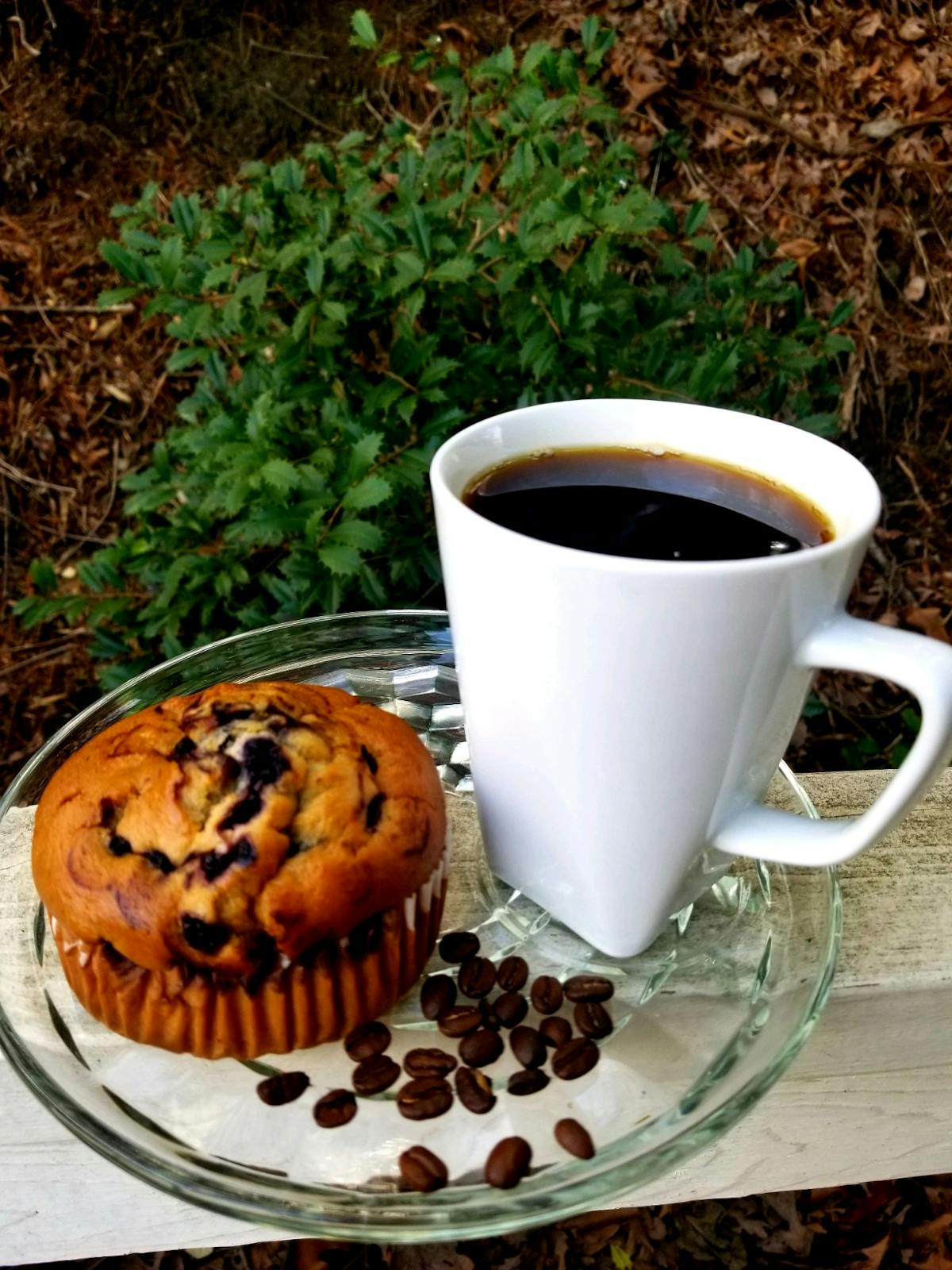 a cup of coffee on a table