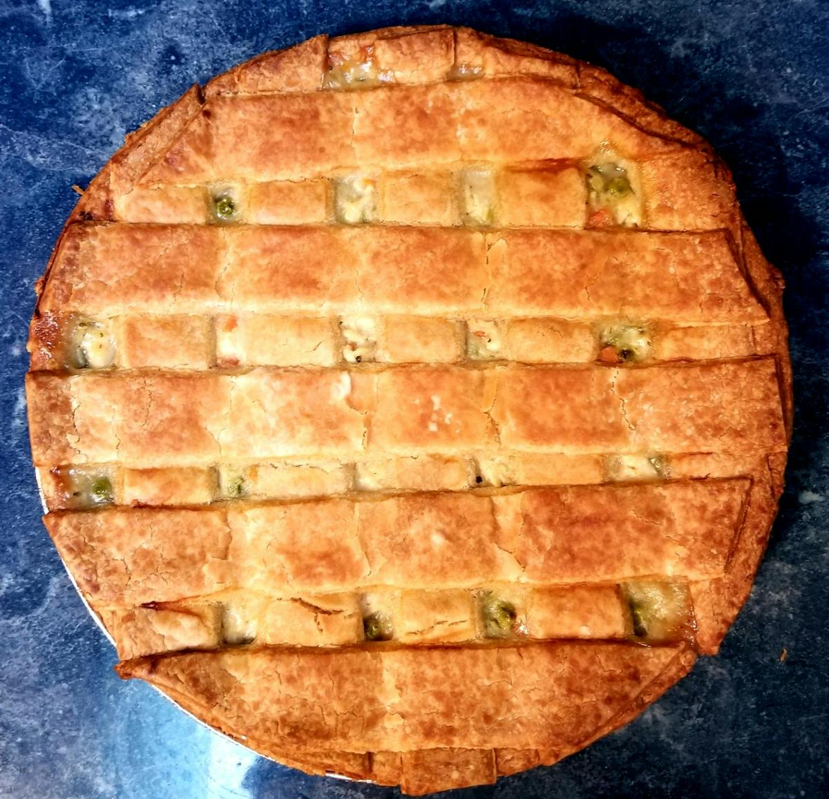 a close up of a pizza on a grill