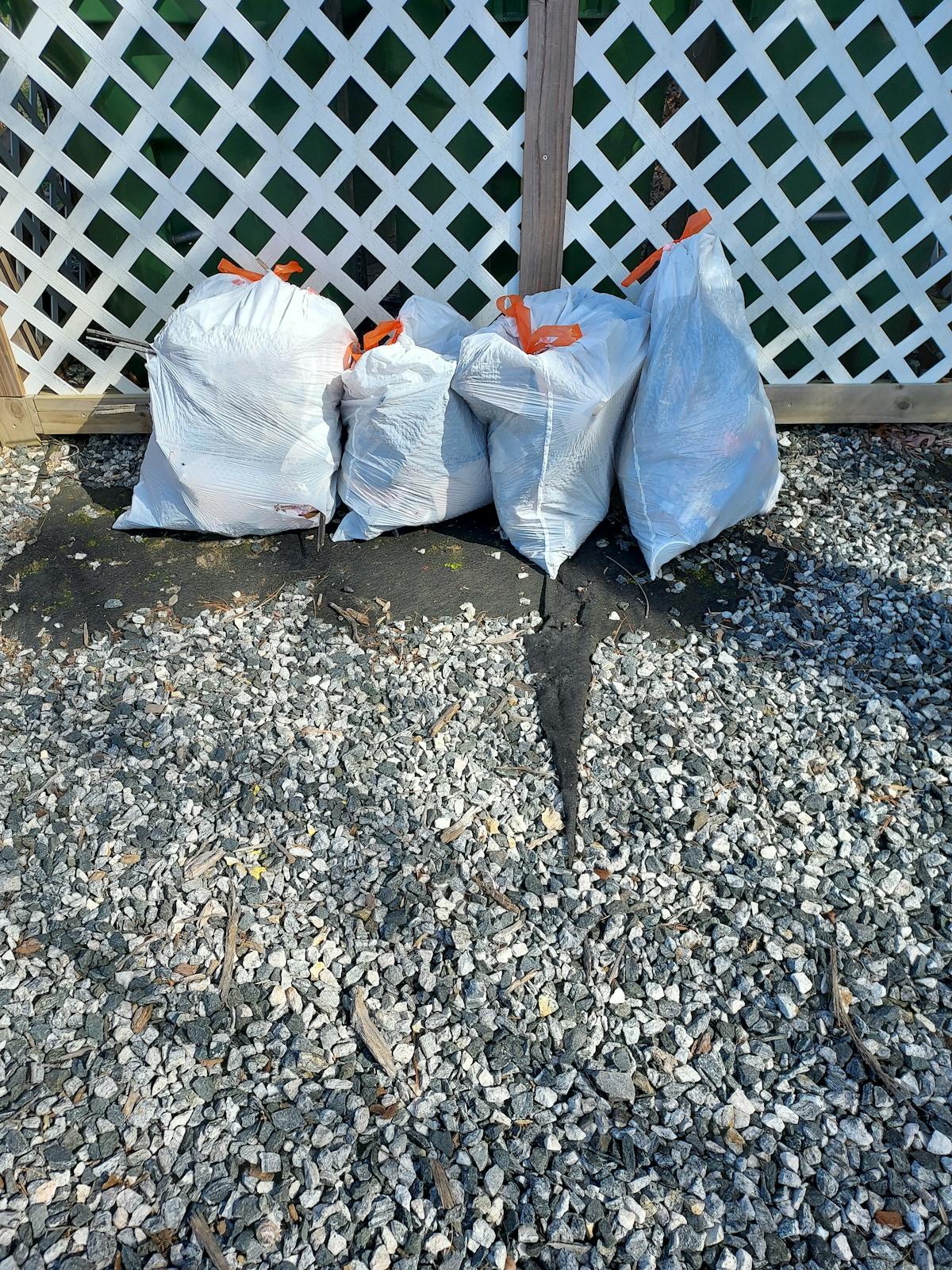 a teddy bear sitting on the ground