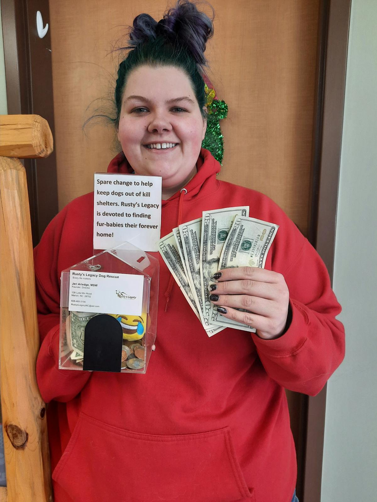 sweeten creek donation to rusty's legacy