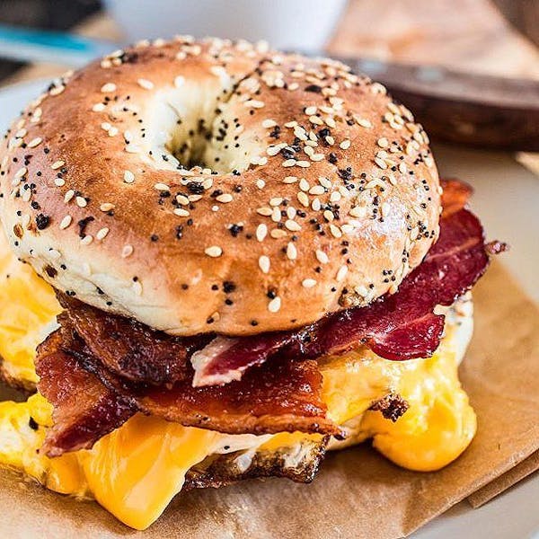 TO NATIONAL BAGEL DAY Sweeten Creek Coffee Asheville, NC