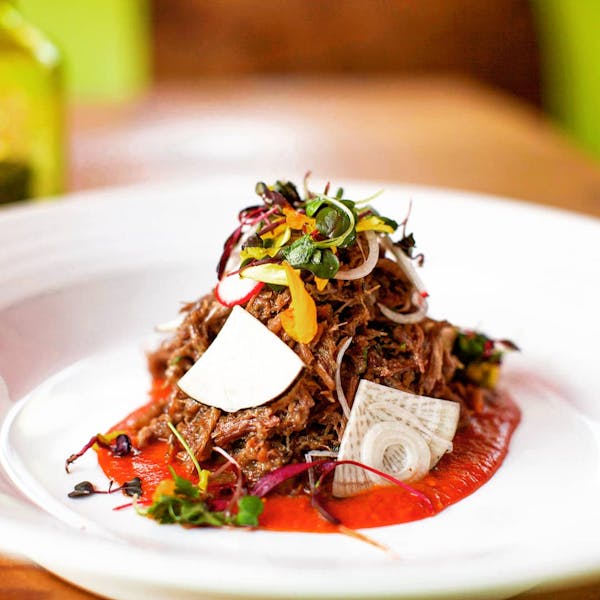 Our lean wagyu Barbacoa, a guest-favorite appetizer