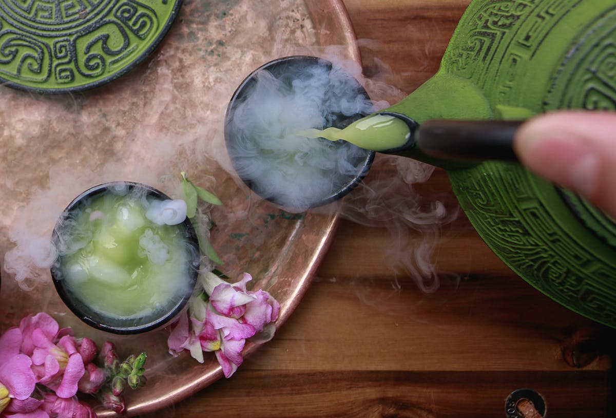 a close up look to a drink