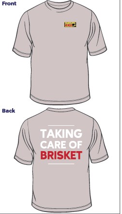 a front and back view of a t-shirt