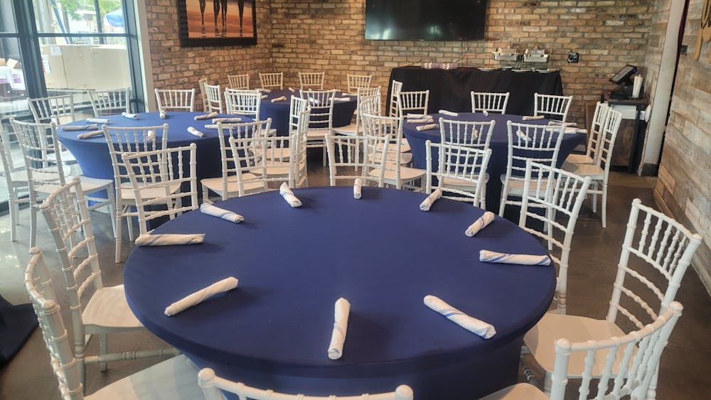 a dining room table