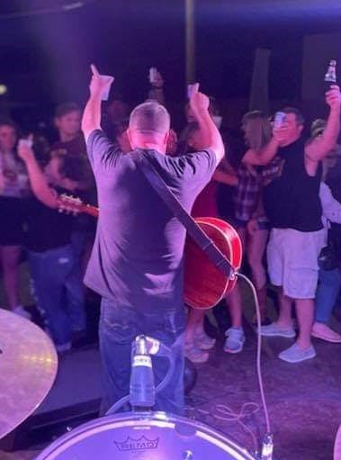 a person standing on a stage