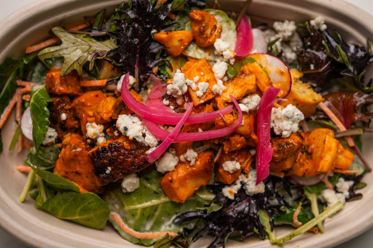 close up of salad