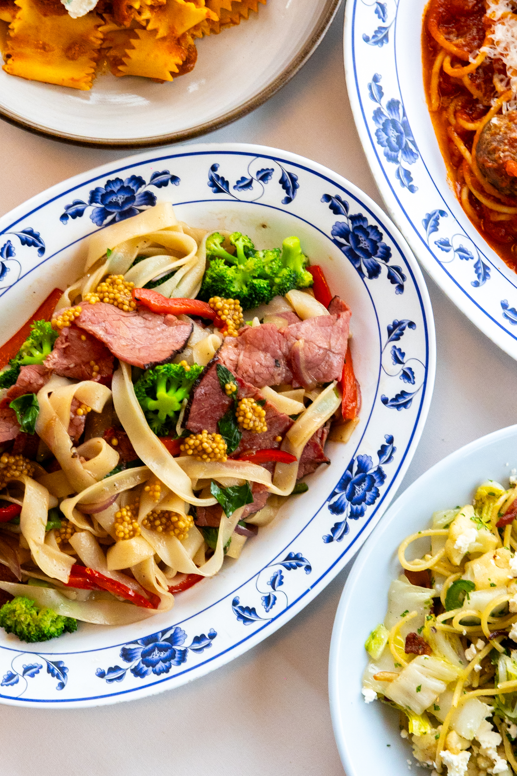 a plate of food on a table