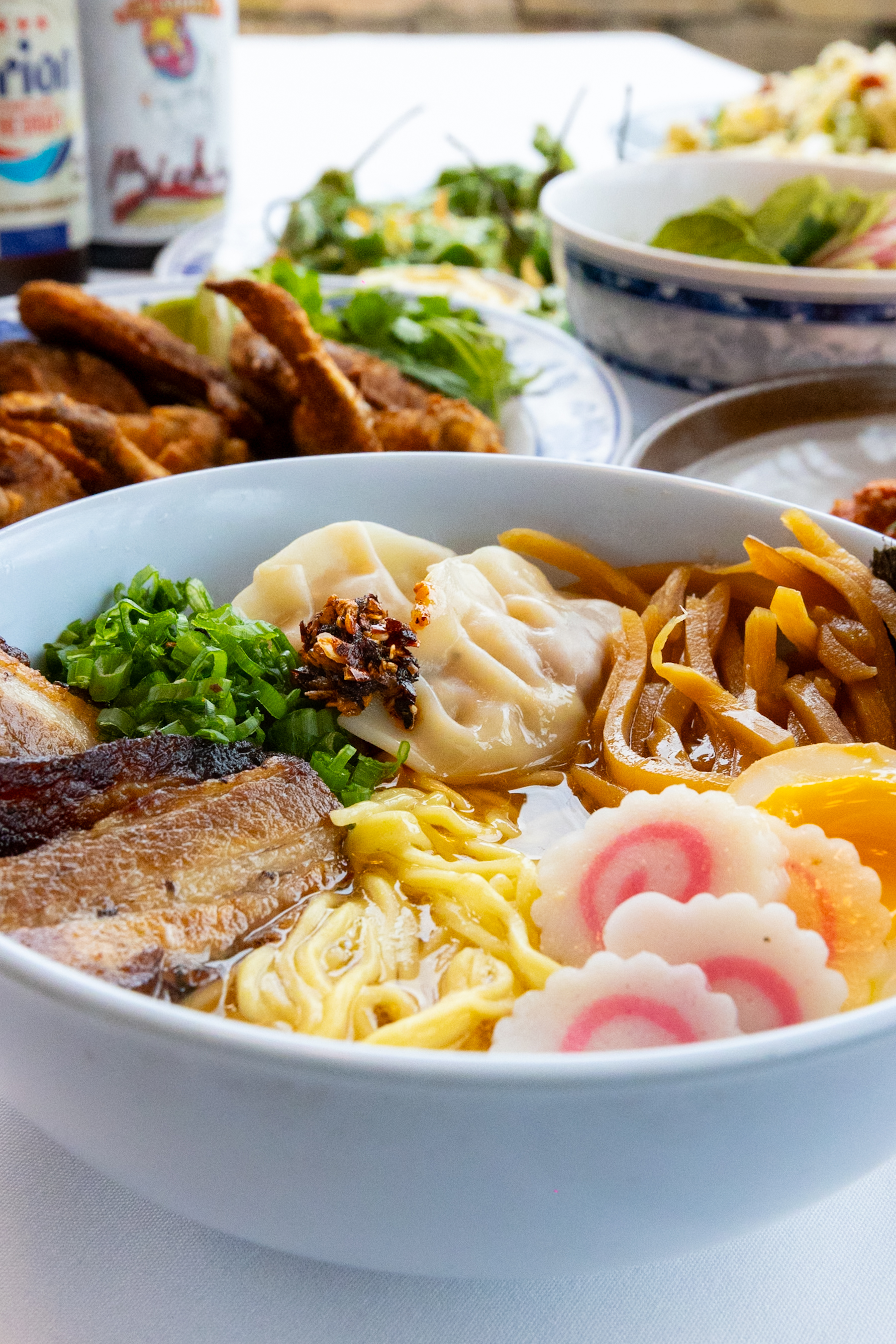 plates of food on a table
