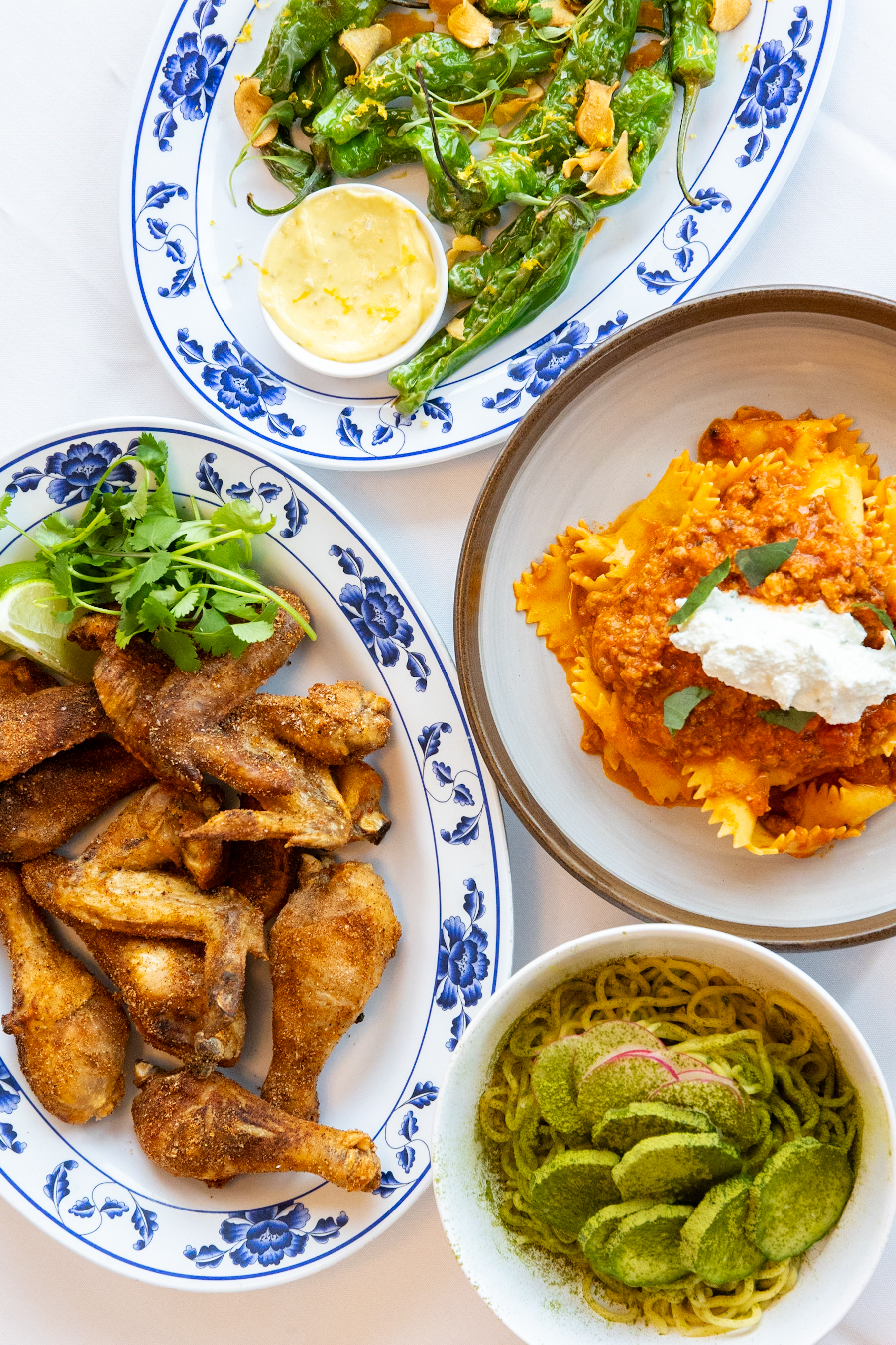 a plate of food on a table