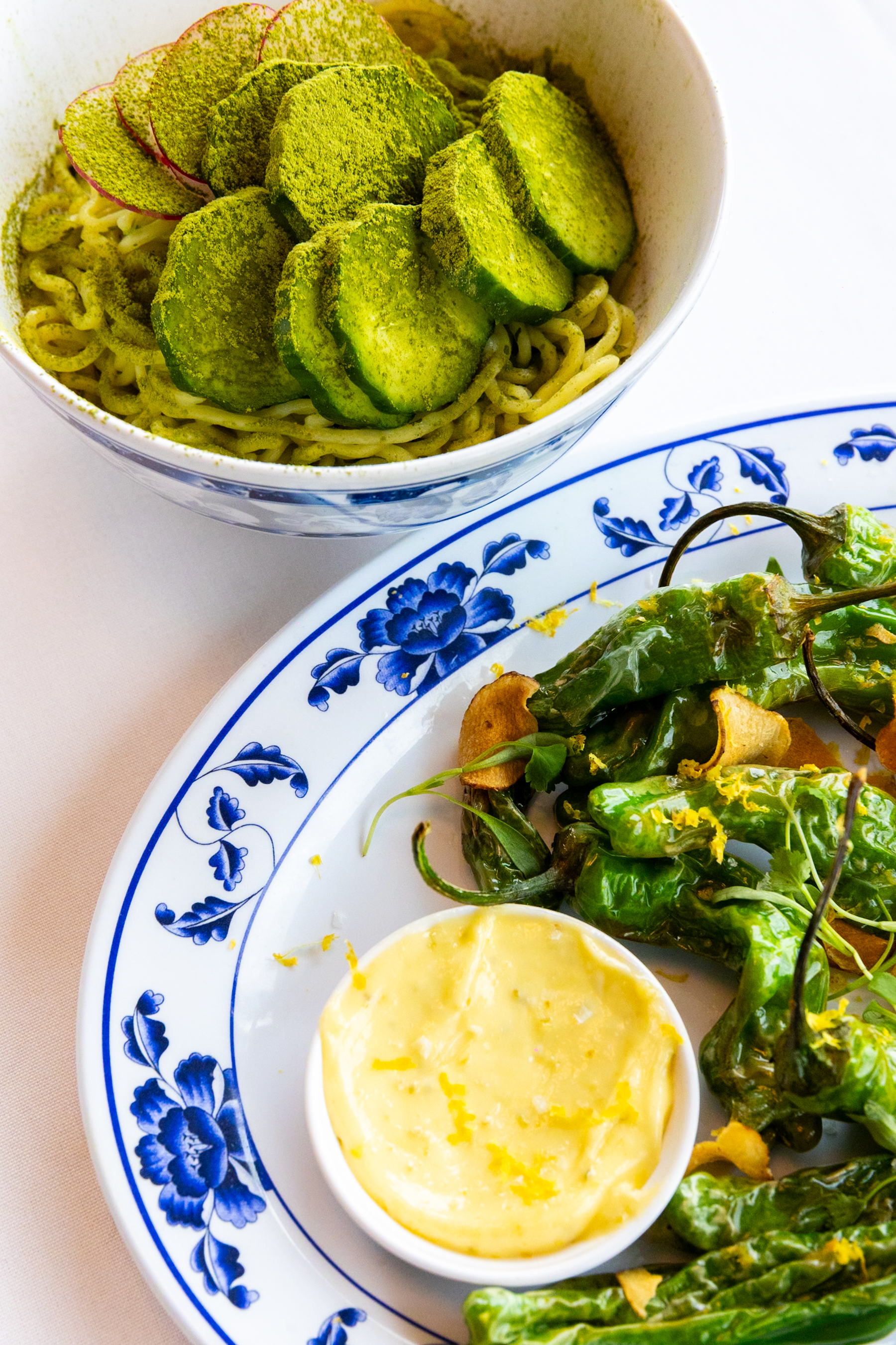 a plate of food on a table