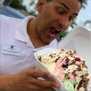 a man posing for the camera