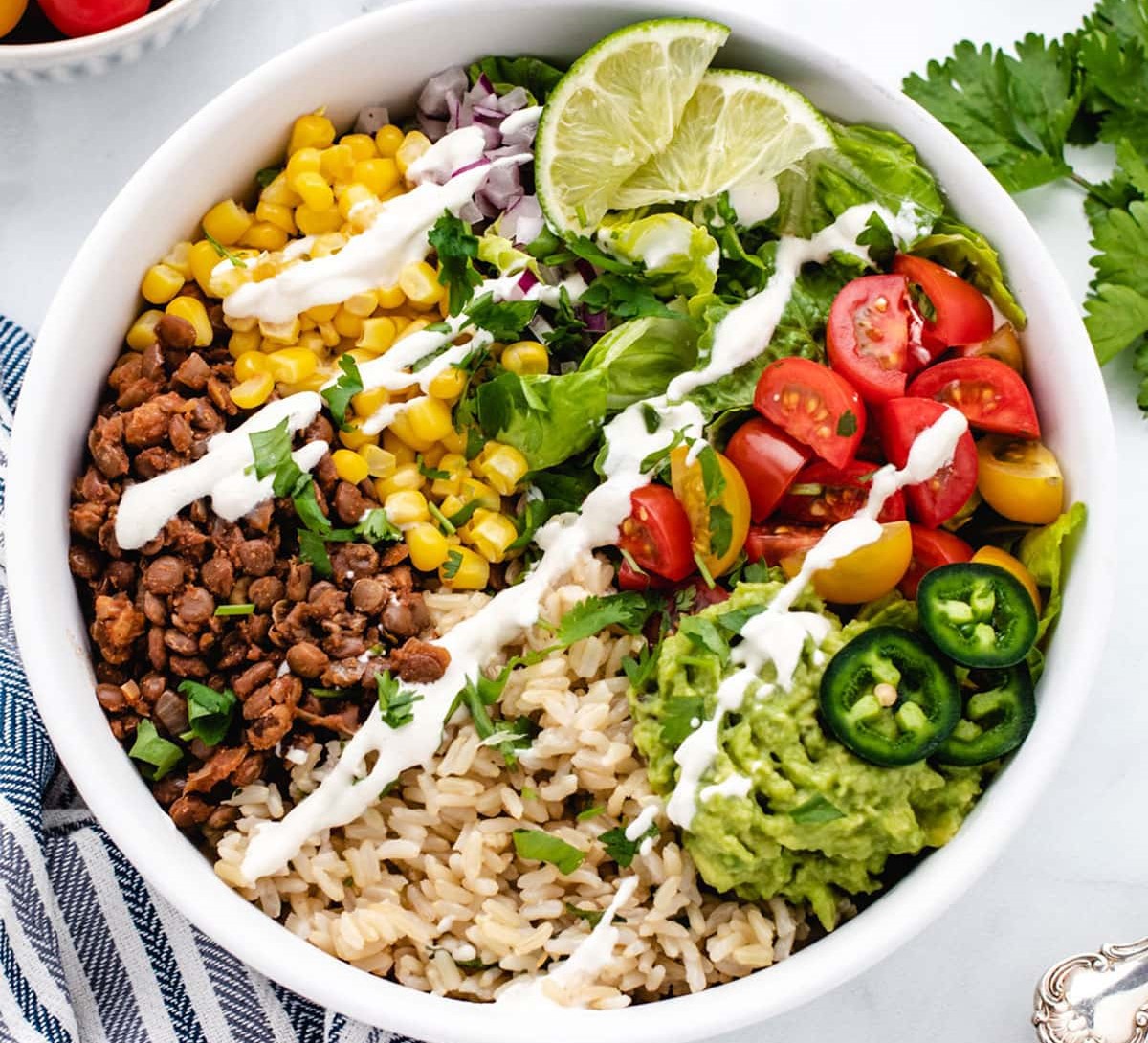 a bowl of salad